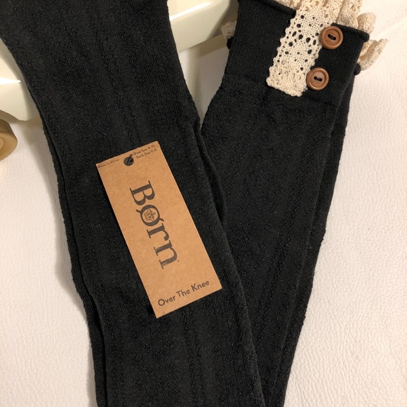 Born OTK sock with lace NWT - Picture 2 of 4